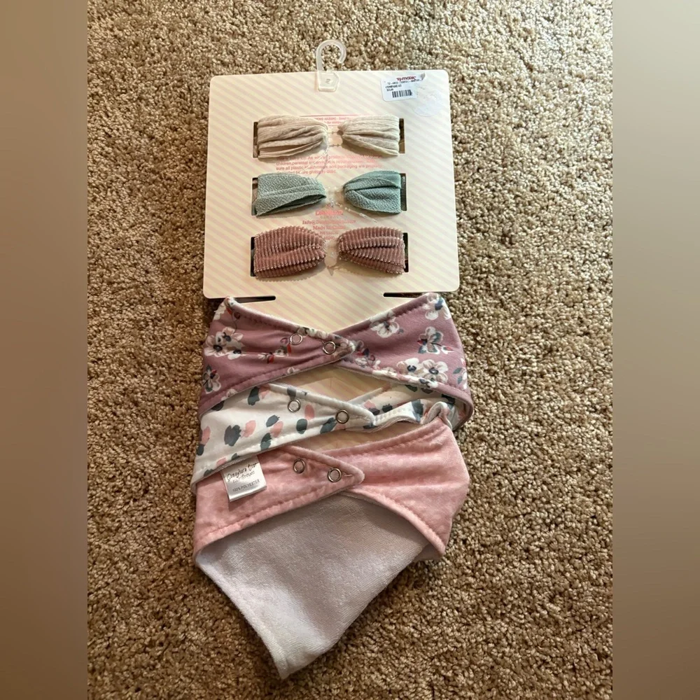 Infant headbands bibs and bows
